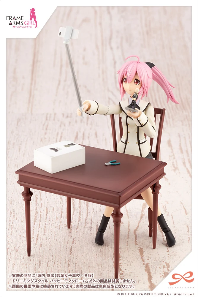 Ao Gennai 【WAKABA GIRLS’ HIGH SCHOOL WINTER CLOTHES】DREAMING STYLE HAPPY MONOCHROME - Image 11