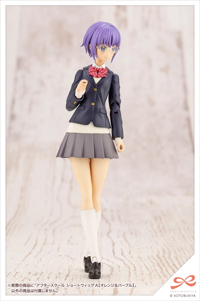 AFTER SCHOOL SHORT WIG TYPE: A [ORANGE & PURPLE] - Image 10