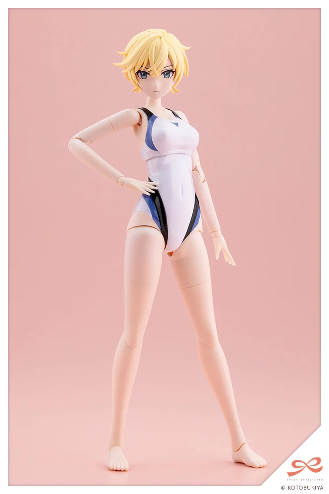 RUI SAOTOME【TOUOU HIGH SCHOOL COMPETITIVE SWIMSUIT】DREAMING STYLE WHITE DOLPHIN - Image 5